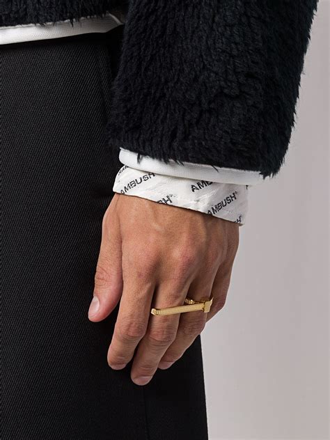 gucci zip tie ring